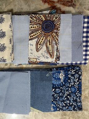 75 Precut 5" Quilt Squares Assorted Fabric Charm Pack
